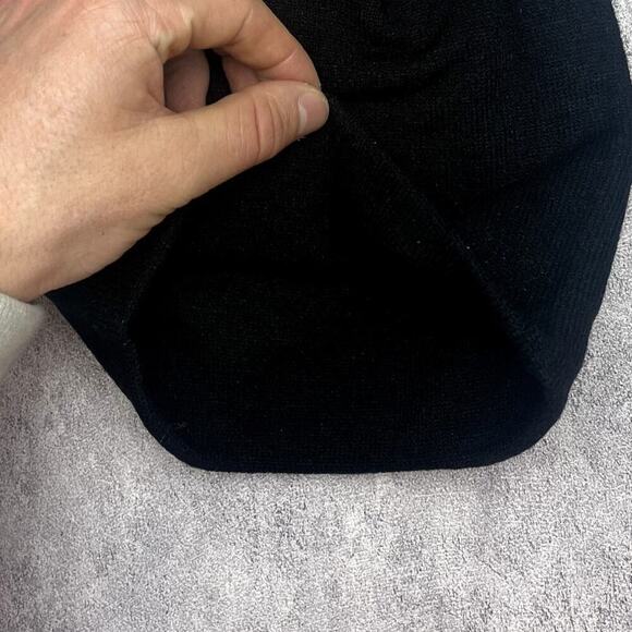 grunge gothic punk black and white 8-ball beanie - Picture 8 of 8